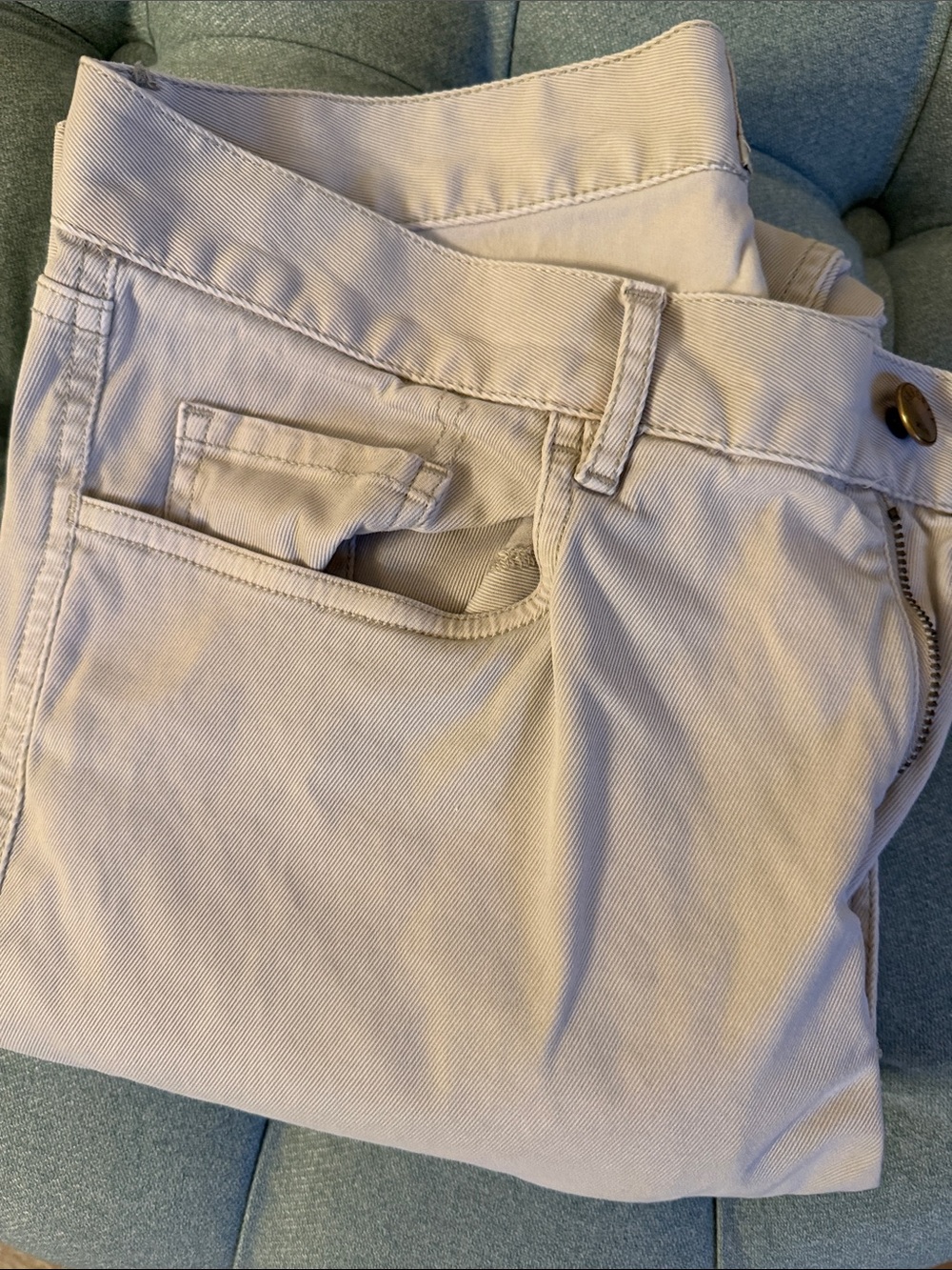 Men’s Faherty Jeans in Light Beige
